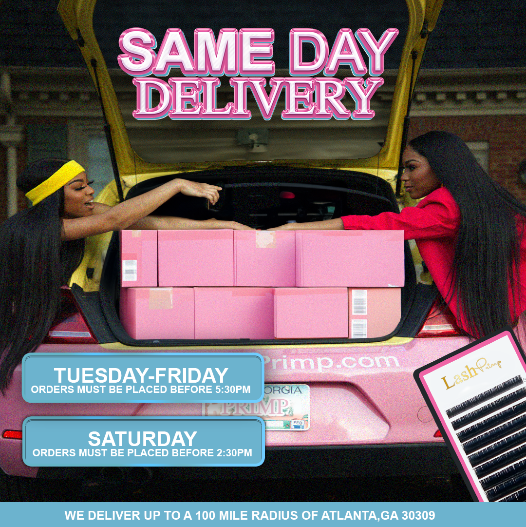 We now offer SAME-DAY delivery in Atlanta, GA!